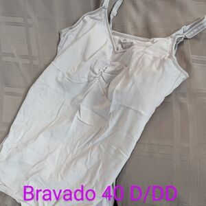 Bravado White Nursing Tank Top